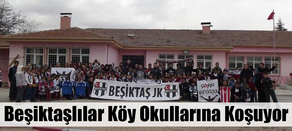 Beşiktaşlılar Köy Okullarına Koşuyor