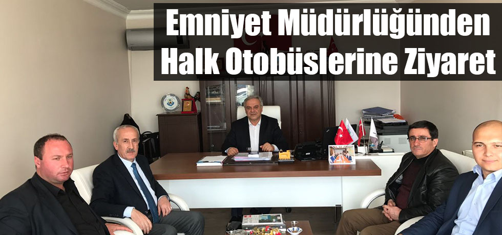 Emniyet Müdürlüğünden Halk Otobüslerine Ziyaret