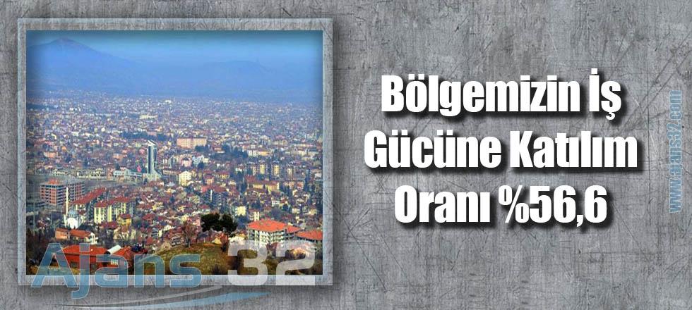 Bölgemizin İş Gücüne Katılım Oranı %56,6