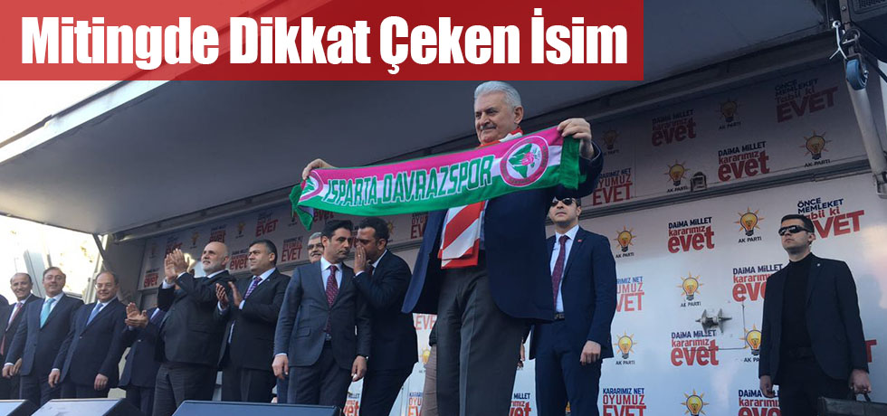 Mitingde Dikkat Çeken İsim