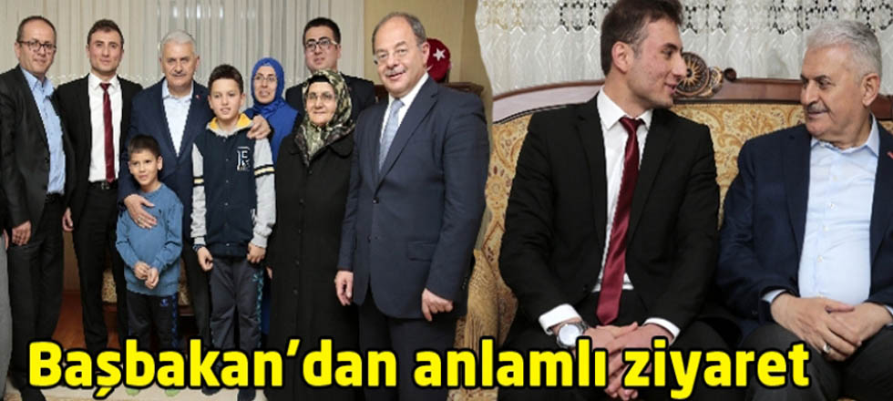 Başbakan'dan Isparta'da Anlamlı Ziyaret