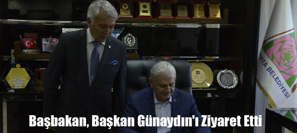 Başbakan, Başkan Günaydın'ı Ziyaret Etti