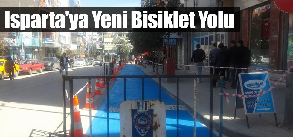 Isparta'ya Yeni Bisiklet Yolu