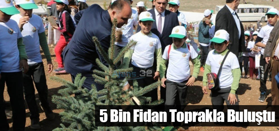 5 Bin Fidan Toprakla Buluştu