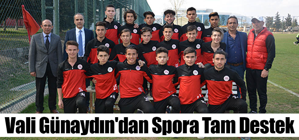 Vali Günaydın'dan Spora Tam Destek