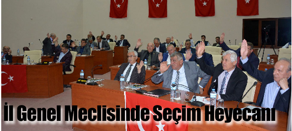 İl Genel Meclisinde Seçim Heyecanı