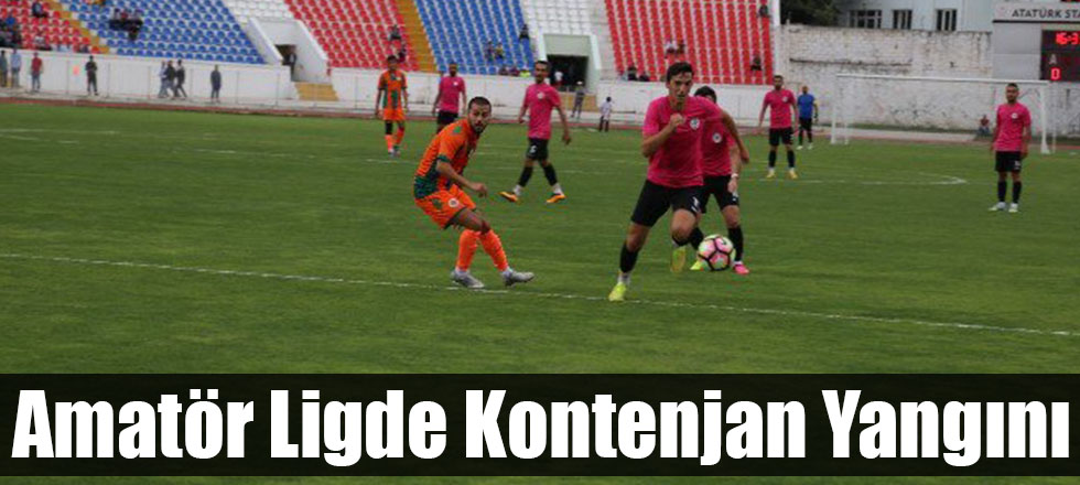 Amatör Ligde Kontenjan Yangını
