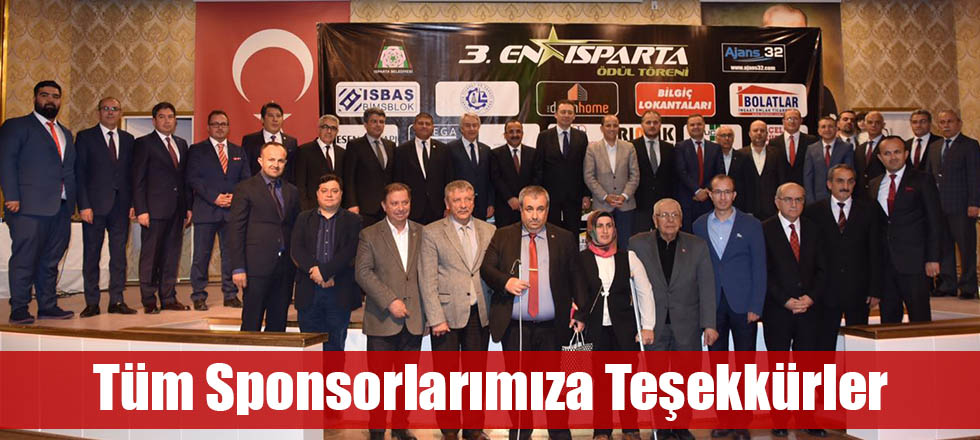 Tüm Sponsorlarımıza Teşekkürler