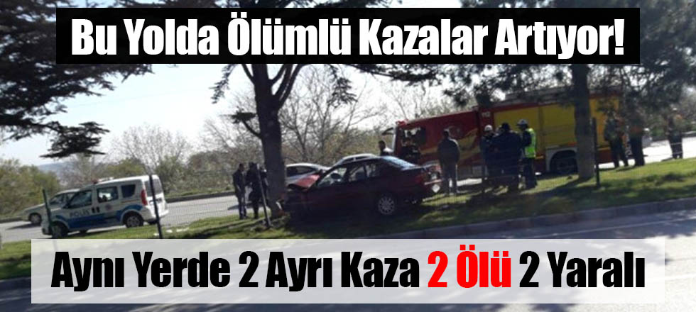Otomobil Ağaca Çarptı 2 Ölü 2 Yaralı