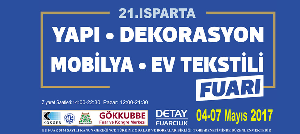 Isparta'da SANTEK 2017 Açılıyor