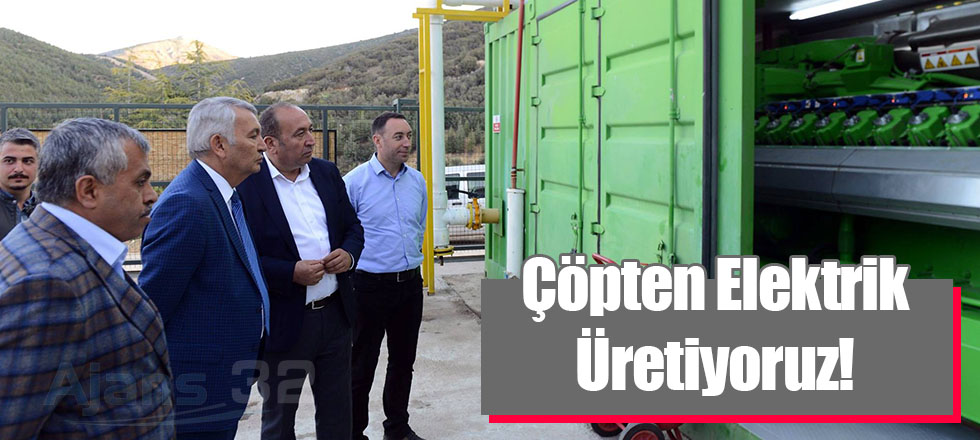 Çöpten Elektrik Üretiyoruz