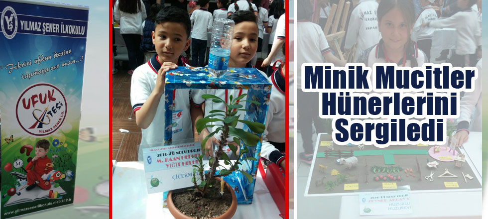 Minik Mucitler Hünerlerini Sergiledi