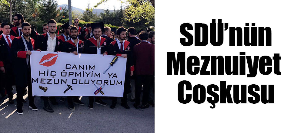 SDÜ'nün Mezuniyet Coşkusu