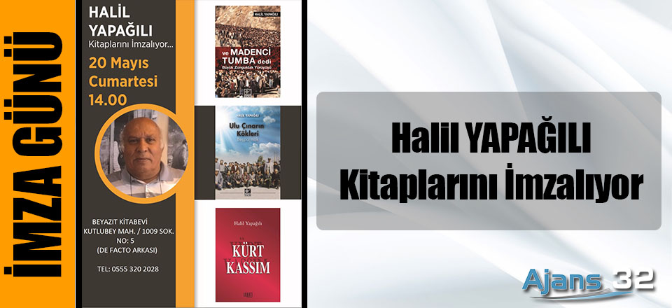 İmza Günü: "Halil Yapağılı Kitaplarını İmzalıyor"