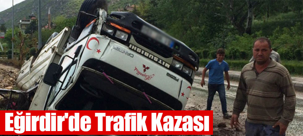Eğirdir'de Trafik Kazası: 2 Yaralı