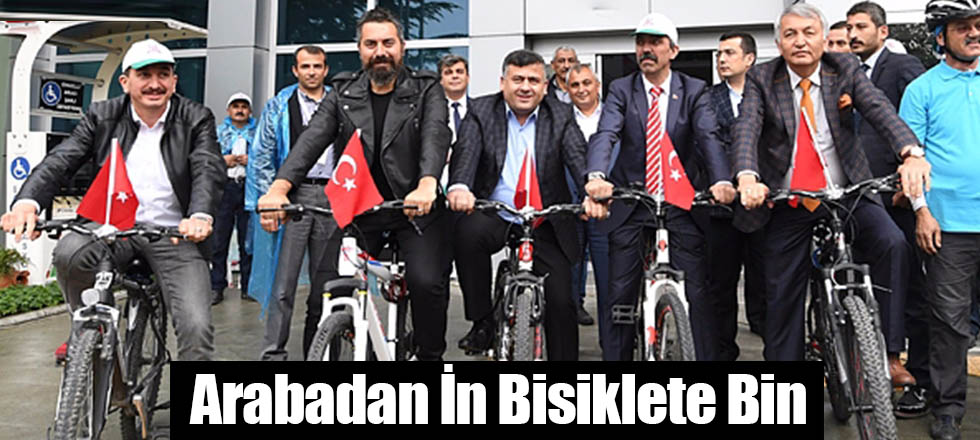 Arabadan İn Bisiklete Bin