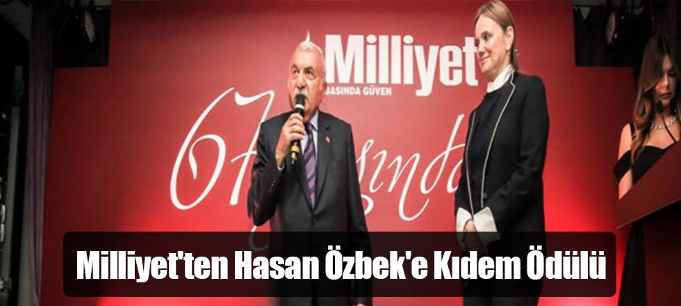 Milliyet'ten Hasan Özbek'e Kıdem Ödülü