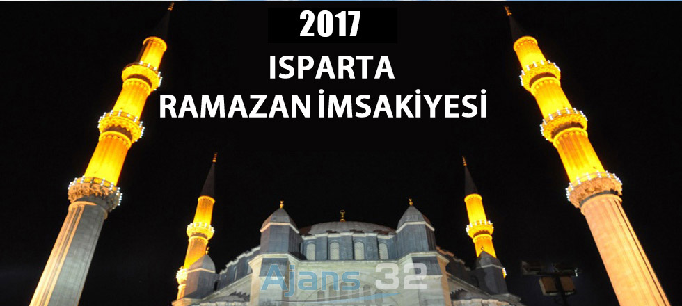 2017 Isparta İmsakiyesi