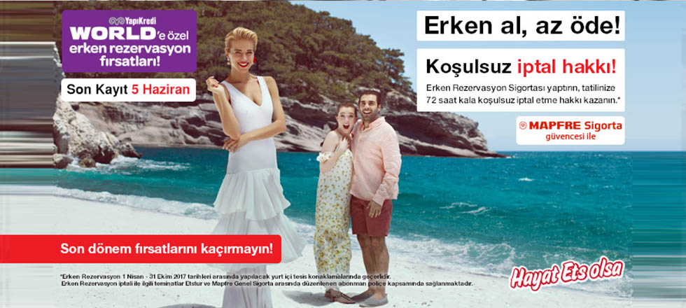 Azine Turizm'den Erken Al Az Öde Kampanyası