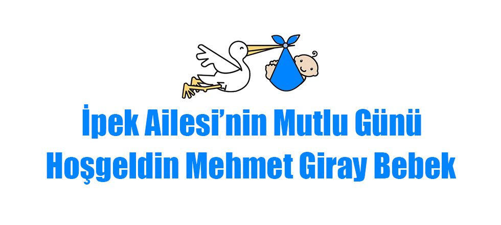 Hoşgeldin Mehmet Giray Bebek