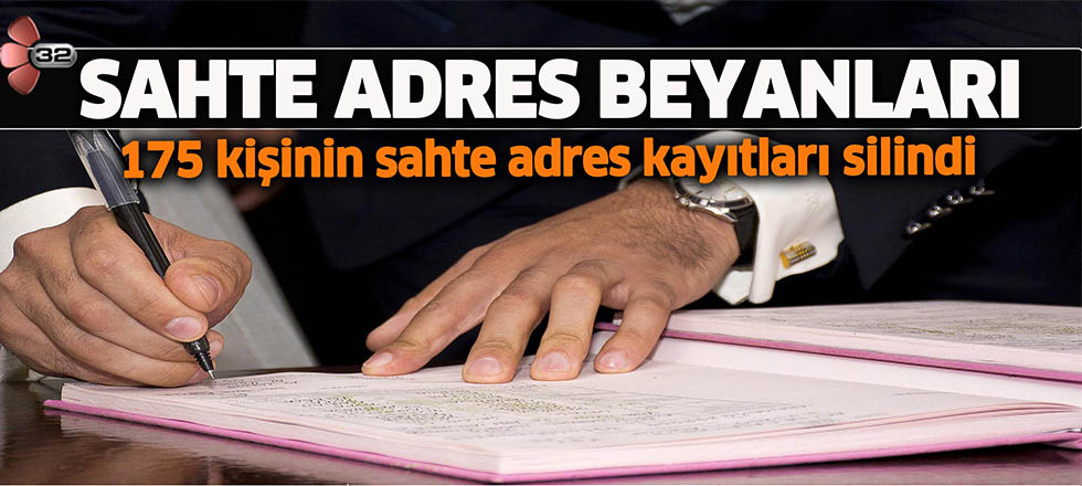 Sahte Adres Beyanları Silindi (Video Haber)