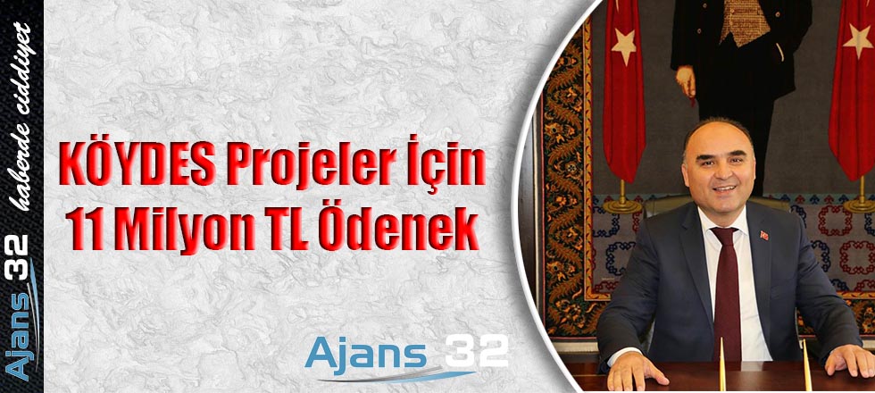 KÖYDES Projeler İçin 11 Milyon TL Ödenek