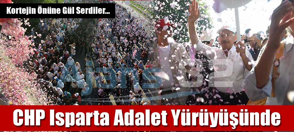 CHP Isparta Adalet Yürüyüşünde