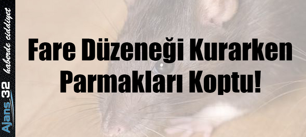 Fare Düzeneği Kurarken Parmakları Koptu