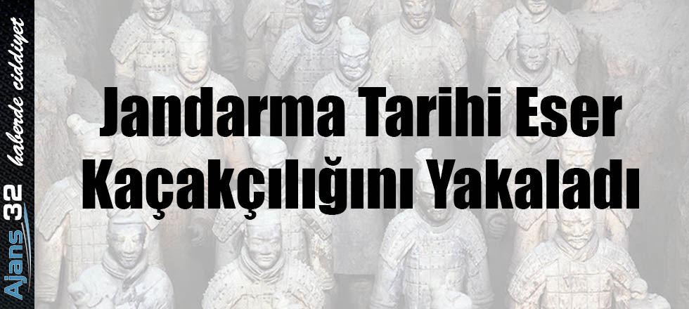 Jandarma Tarihi Eser Kaçakçılığını Yakaladı