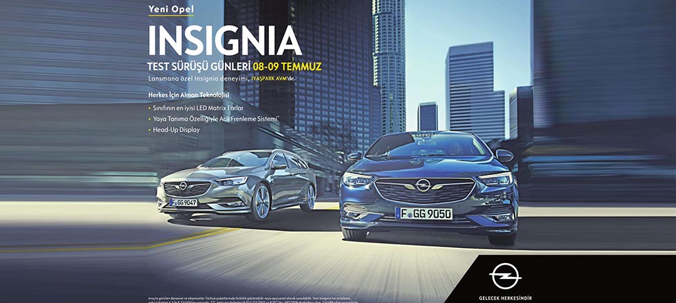 Mutsan Opel'de Yeni Insignia Test Sürüş Günleri