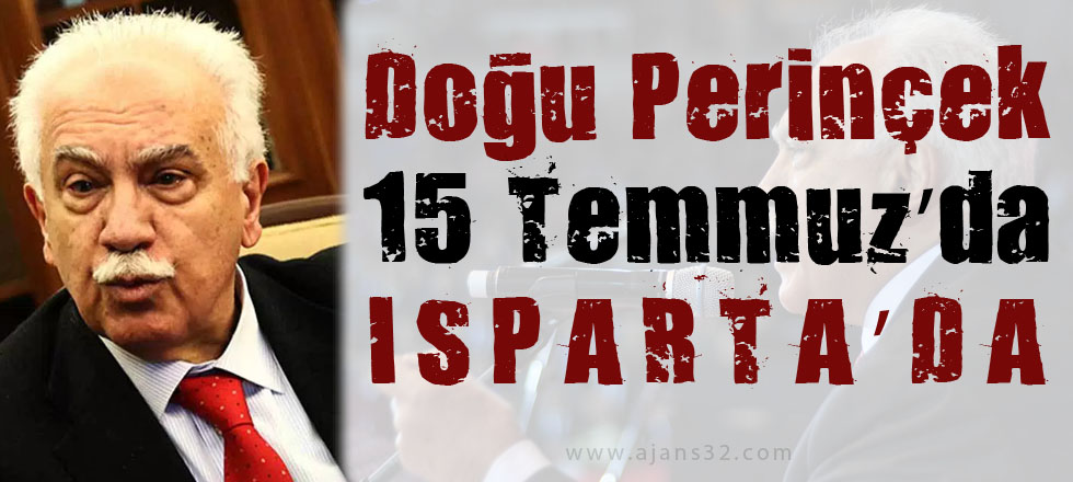 Doğu Perinçek Isparta'ya Geliyor
