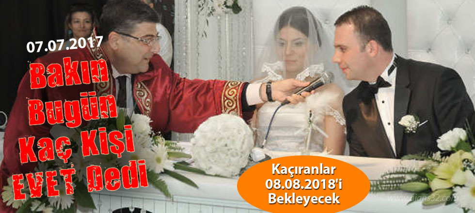 Nikahta 7.7.2017 Çılgınlığı