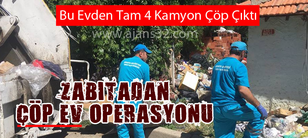 Zabıtadan Çöp Ev Operasyonu