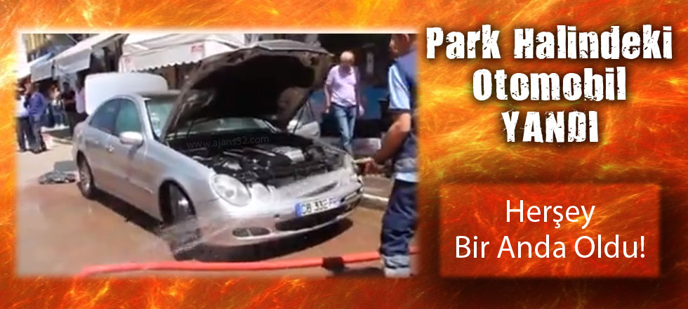 Park Halindeki Otomobil Yandı!