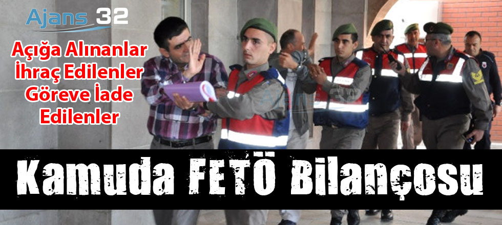 İşte Kamuda FETÖ Bilançosu
