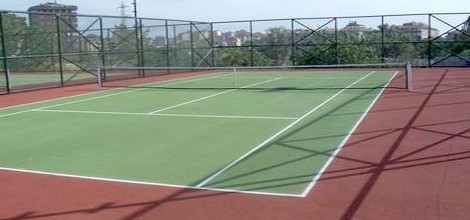 Isparta'da Yeni Tenis Kortu Yapılıyor