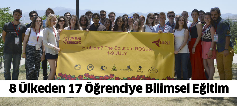 8 Ülkeden 17 Öğrenciye Bilimsel Eğitim