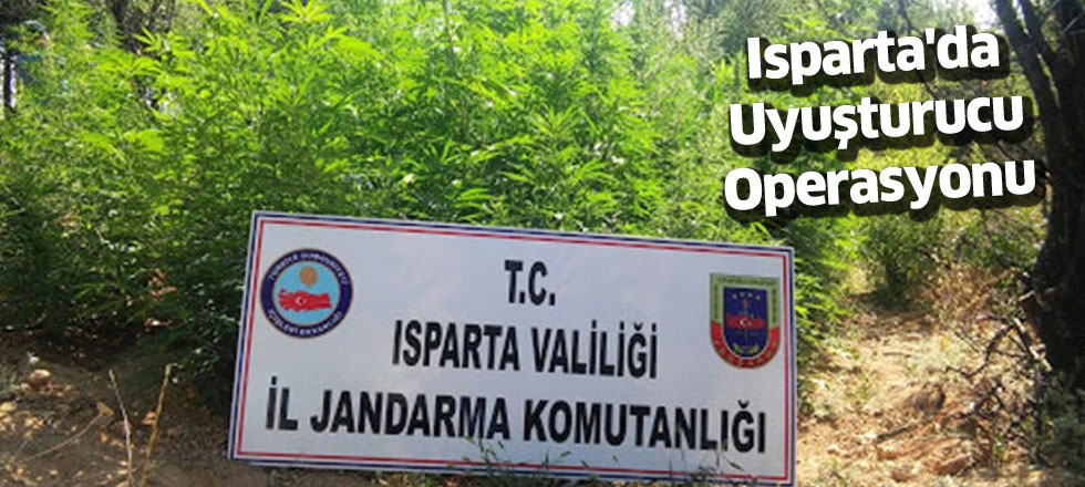 Isparta'da Uyuşturucu Operasyonu