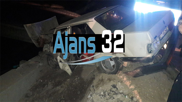 Otomobiller Alt Geçite Uçtu: 4 Yaralı