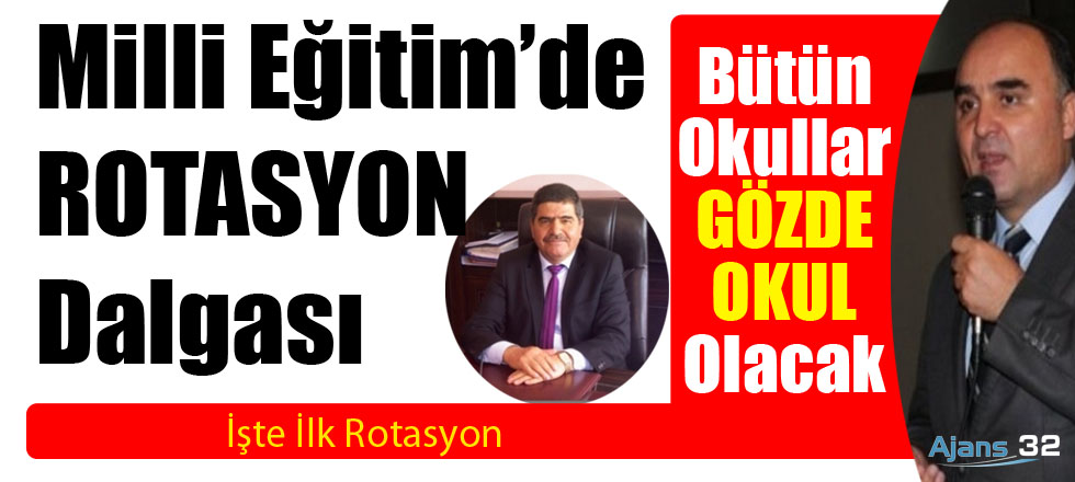 Milli Eğitim'de Rotasyon Dalgası