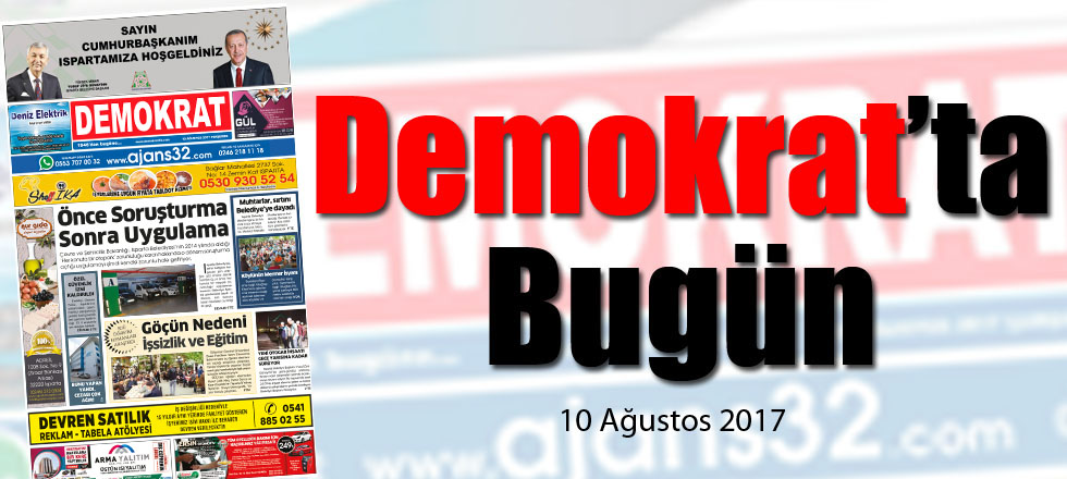 Demokrat'ta Bugün...