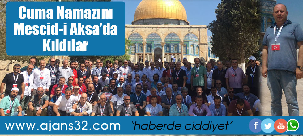 MÜSİAD Üyeleri Cuma Namazını Mescid-i Aksa’da Kıldı
