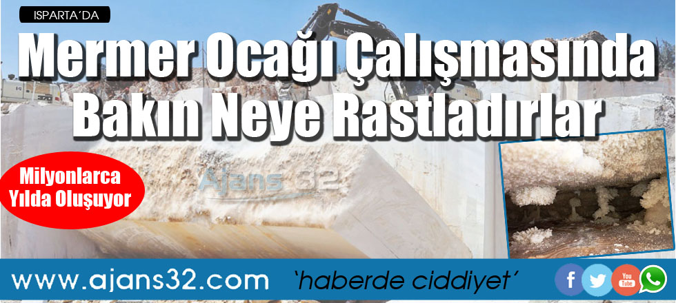 Mermer Ocağı Çalışmasında Bakın Neyle Karşılaştılar