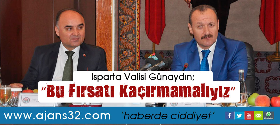 “Bu Fırsatı Kaçırmamalıyız”