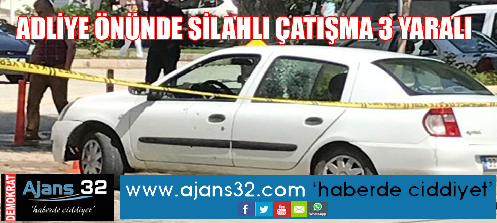 Adliye Önünde Silahlı Çatışma: 3 Yaralı