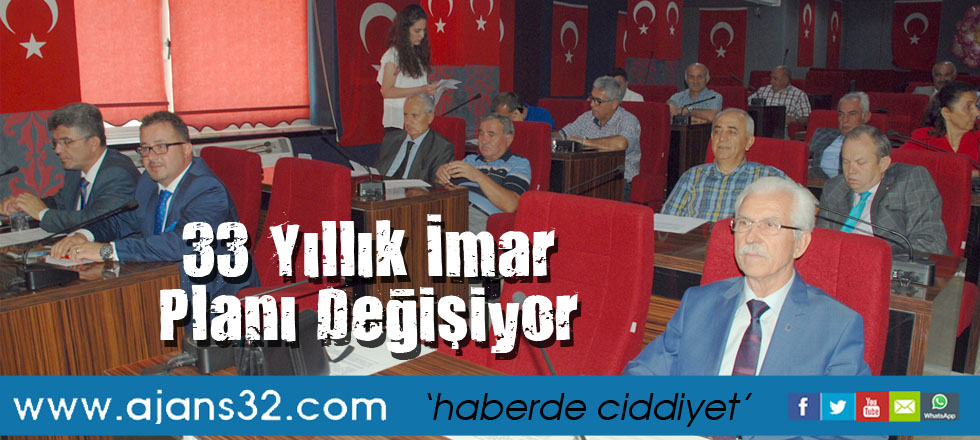 33 Yıllık İmar Planı Değişiyor
