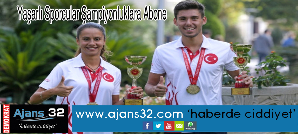 Yaşarlı Sporcular Şampiyonluklara Abone