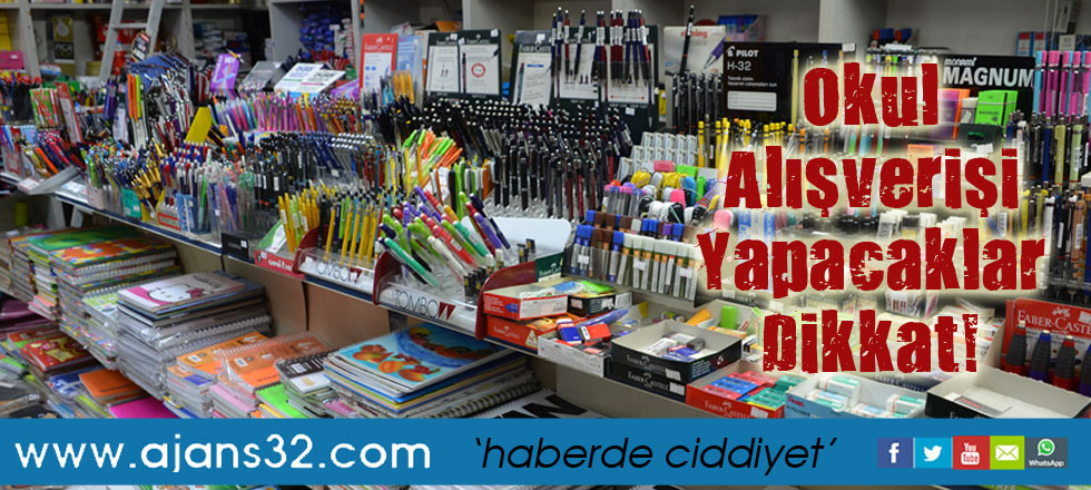 Okul Alışverişi Yapacaklar Dikkat!