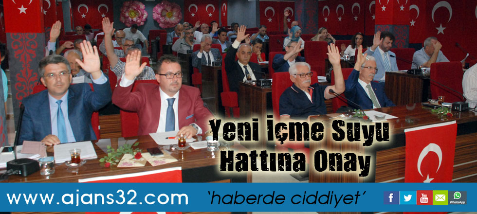 Yeni İçme Suyu Hattına Onay
