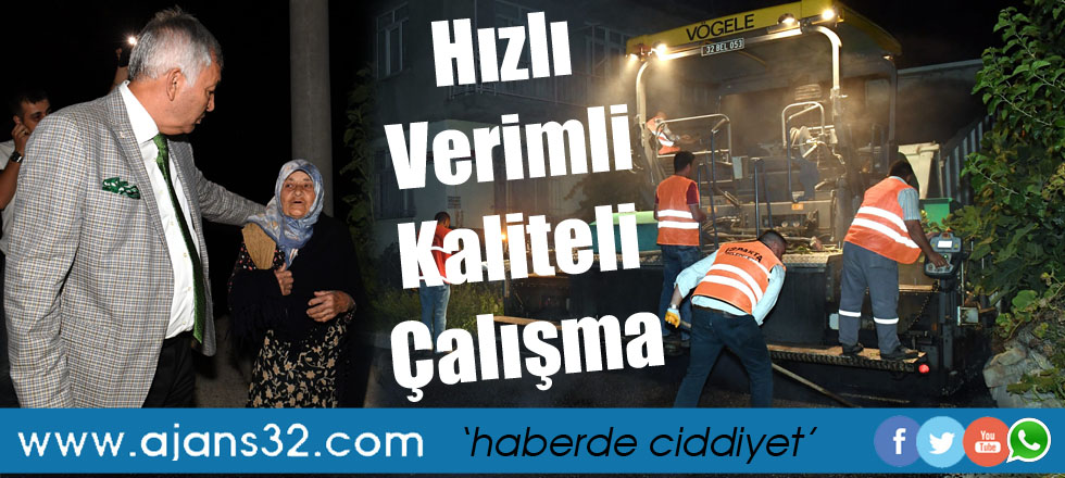 Hızlı, Verimli, Kaliteli Çalışma